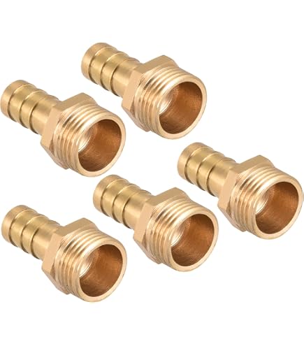 Raccords De Tuyau PVC Laiton – 3 Pièces – Filetage Femelle 3/4 PT, Diamètre 25 Mm – Pour Plomberie, Irrigation