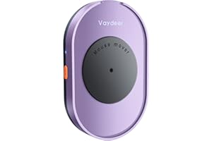 ‎VAYDEER Vaydeer Urządzenie do symulacji ruchu myszy M4 z włącznikiem/wyłącznikiem, niewykrywalny ruch myszy, bez sterownika, do wybudzania komputera, idealny prezent dla mężczyzn/kobiet, jasnofioletowy