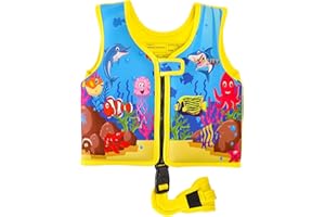 KWALITY Children's Swim Vest Float Jacket - Kids Swimming Aid for Boys & Girls