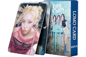 YUTO Aespa Photocard 55pcs Kpop aespa album Supernova fotocard Kpop Aespa album card Aespa Lomo biglietti di auguri KARINA Photocard invernale/Giselle Photocard/NINGNING Photocard