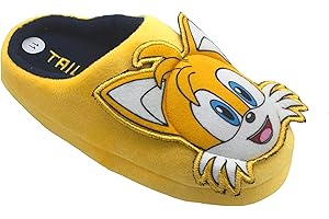Sonic The Hedgehog, Pantofole Sonic per bambini o bambine, taglia 10-5