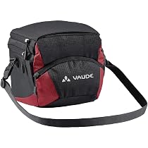 VAUDE Lenkertasche Ontour Box M (Klickfix Ready), 4 Liter, Black/Carmine, Einheitsgröße Sport & Freizeit