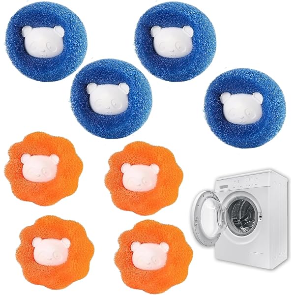 10 Boules Lavantes Anti-poils Réutilisables Pour Machine à Laver – Attrape Poils De Chien Et Chat, Protège Le Linge - 8