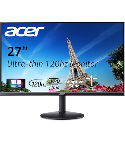 Acer KG251Q Jbmidpx 24.5” Full HD 1920 x 1080 Gaming Monitor AMD