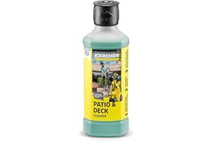 Kärcher Nettoyant concentré RM 564 pour terrasses, pour le nettoyage en douceur des balcons et terrasses en bois et en pierre, 500ml de nettoyant donnent 5l de liquide de nettoyage dilué