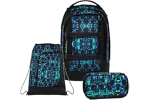 Satch Pack Schulrucksack Set 3tlg. inkl. Schlamperbox und Sportbeutel