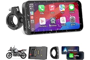 Carpuride W603B för BMW R1200GS R1250GS S1000XR GPS- eller navigeringssystem för motorcykel, 6,3-tums vattentät pekskärm Carplay, bärbar GPS-navigering Carplay/Android Auto för motorcykel