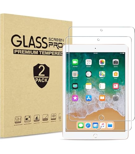 Didisky Pellicola In Vetro Temperato Per IPad 9.7 (2018/2017/Air 1/Air 2/Pro 9.7) | Tocco Morbido | Confezione Da 3 Pezzi | Facile Installazione - 2