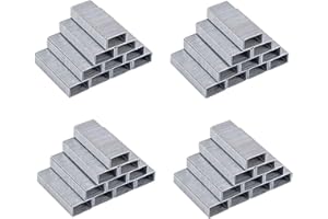 EFISH 4000PCS No.10 - Mini agrafes - 4 paquets (plus petites que les la norme agrafes)