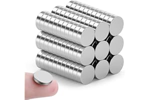 FINDMAG 100 Pack Magnets, 10 mm x 2 mm Fridge Magnets, Neodymium Magnets, Small Magnets, Strong Magnet, Magnets Strong, Whiteboard Magnets, Magnets for Whiteboard, Magnets for Crafts, Tools, DIY