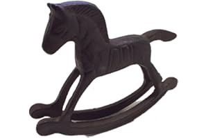 CRISPE HOME & GARDEN Dekofigur "Schaukelpferd" aus Gusseisen, außergewöhnliche Dekoration für Haus und Garten