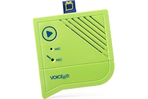 VOICEGIFT Inserto registratore vocale migliorato Voice-over per messaggi personali, dispositivo di registrazione audio di alta qualità da 60 seconds (1 confezione)