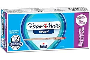 PAPER MATE ENNA SFERA CANCELLABILE REPLAY ROSSO confezione da 12