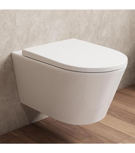 LAUFEN Lua Wand-WC Basic - Modernes Spülrandlos WC In Pergamon