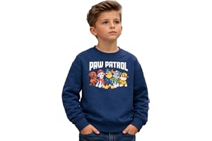 United Labels Paw Patrol, sweatshirt för pojkar – Crew barntröja, topp, långärmad