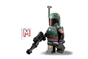 LEGO Star Wars The Book of Boba Fett Minifigure - Boba Fett with Beskar Armor, Jet Pack, and Blaster (75312) 2021