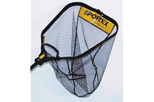 Sportex Alu-Raubfischkescher gummiert 80x70cm 401003 Kescher Raubfischkescher Angelkescher Net