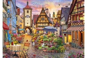 Schmidt Spiele 59760 Romantisk Bayern, Rothenburg ob der duber, 1000 bitar pussel
