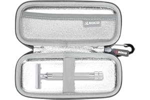 RLSOCO Carrying Case for Merkur Dovo 34C/34 g/ 37C/15C & for Merkur 23C/933C/33C Safety Razor & Merkur Futur Safety Razor