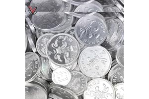 GENERIC VIMIX White Chocolate Silver Coins - Classic Christmas Treat (500g)