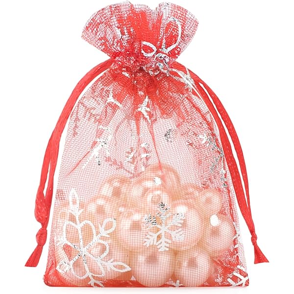 Derbway Lot De 80 Sacs En Organza, Sacs à Cordon Pour Fête De Mariage