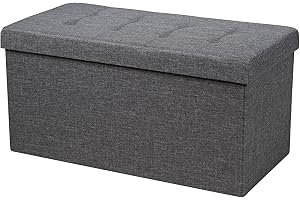 COSTWAY Sittpall med förvaringsutrymme, vikbar sittbänk, skobänk med avtagbar behållare och vadderad sits, sittkista för vard