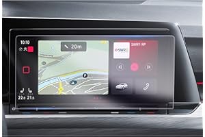 GAFAT [2 Stück] V-W Golf 8 MK8 GTI GTE GTD 2020-2023 2024 10" Navigation Schutzfolie, Golf 8 Nano Displayschutzfolie, Kompatibel mit VW Golf 8 10" Discover Pro, 6H Anti-Kratzen