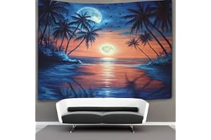 RNDKAUUIE 3D tropisk strand tryckt väggfilt heminredning sängkläder affisch väggkonst gobeläng gobelänger vägghängande mjuk p