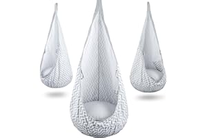 YAERSI Pod Swing Chair, Hanging Seat,Kids Indoor Hanging Hammock With All Hardware For Indoor Outdoor Use