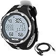 Seac Action, Dive Computer with Scuba and Freediving Mode, Dive Logbook, Dive Planner, Safety Alarms, black/white + usb