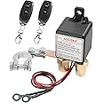 AOCISKA Remote Negative Battery Kill Switch Kit - Car Anti-Theft DC 12V 250A Control, Prevent Drain, Cut Off and Disconnect Switch