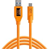 Tether Tools TetherPro USB 3.0 to USB-C Bağlantı Kablosu 15' (4.6m) DSLR Kamera, Turuncu