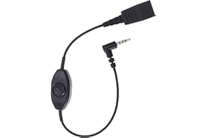 Jabra Link 8800-00-103 cordon telephone mobile pour I-phone 7, QD to jack 3.5 mm