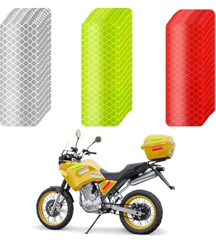 6 Rollen Reflektorband Selbstklebend - 10mm X 8m Für Fahrrad & Helm