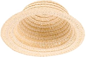 DIYEAH Chapeau de Paille de poupée Chapeaux de Paille de poupée de de Maison de Mini x Sombrero Coton Salle de Jeux Couvre-Chef Modèle Accessoires