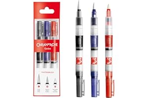 CARAN D'ACHE Caran Dache Lot de 3 brosses à eau (1 réf 0115-201/202/203)