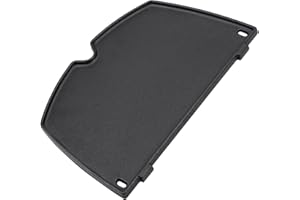 MGIESSCA 6559 Plaque de cuisson en fonte pour barbecue à gaz Weber Q200 Q220 Q240 Q260 Q2000 Q2200 Q2400 38,9 cm