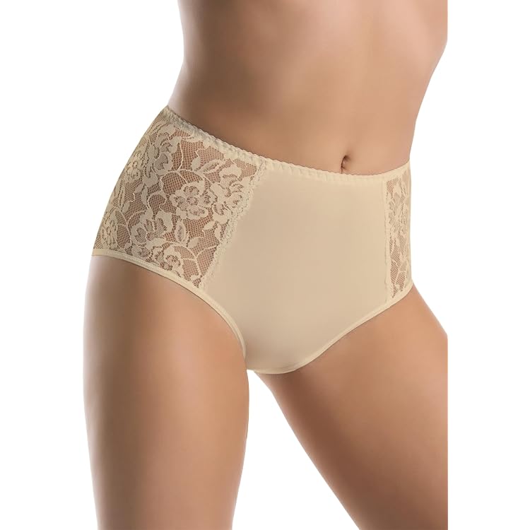 Teyli Damen Slips Aus Baumwolle Mit Spitze – Bequeme Unterhosen Mit Hoher Taille & Blumenmotiv