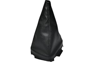 AERZETIX - C57778 - Soufflet de levier de vitesse - compatible avec Citroen C1 I, Peugeot 107 I, Toyota Aygo I : à partir de 2005 - couleur: noir - en cuir synthétique