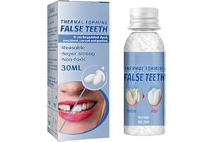 SINGHAO Temporary Tooth Filling,Temporary Tooth Repair Kits,Tooth Filling Repair Kit,Dental Repair Kit,Tooth Repair Beads,False Teeth for Temporary Tooth Filler,Moldable False Teeth for Fixing,Dental Filling