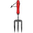 Felco Garden Hand fork Model 431 Forged Baron Hardened Steel Ash Wood Handle Aerating Compost Gardening Planting Weeding Horticulture made in Netherlands