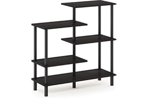 Furinno Turn-N-Tube Espresso/Negro 5 estantes