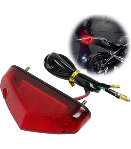 Lentille De Feu Arrière Rouge/blanc Pour MBK Mach G LC Et Yamaha Jog 50 RR - Pièce De Rechange Vicma