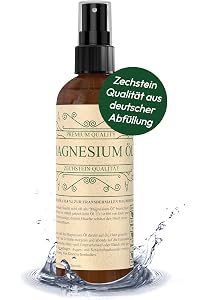 PraNaturals Reines Totes Meer Magnesiumöl Spray 250ml, Vegan und ...