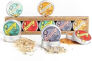 Funky Ouma All Purpose Seasoning, BBQ Rub Gift Set – 5 Spices for Cooking, 150g, Gifts for Men, South African Food, Himalayan Braai Salt, Flavourful Rubs for Steak, Grilling & Cooking