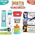 InstaLabels 66 Write-on Waterproof Labels for Kids School Supplies | Name Stickers Label for Kids School | Waterproof Name Tags for Kids for School | Custom Name Labels for Kids | Personalized Labels