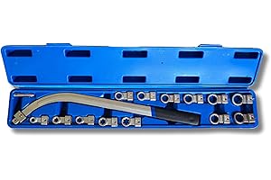 AC TOOLS Llave curva para montar, desmontar y tensar correas de distribucion o accesorios.