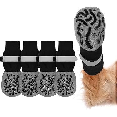 Scarpe Neve Cani Taglia M Calzini Antiscivolo Per Cani Taglia M