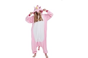 SimZoo Tier-Einteiler-Pyjama für Erwachsene, Tier-Cosplay-Kostüm Nachtwäsche für Männer und Frauen, Einteilige Unisex-Hauskleidung
