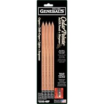 GENERAL PENCIL COMPANY Matite Cedar Pointe #2/HB – Confezione Da 4 Matite Preaffilate Con Temperino – Legno Sostenibile USA - 3